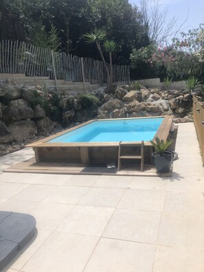 Outdoor pool - Family villa in Mandelieu (Mandelieu-la-Napoule)