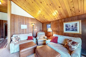 TV, caminetto, lettore DVD