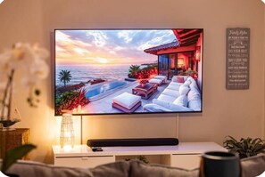Smart TV, video games, table football, books