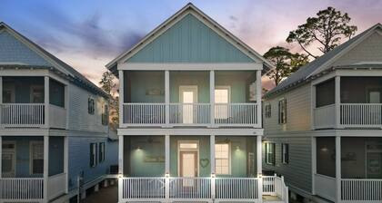3 Master Bedrooms, 1/2 bath, 3 Pools, Hot Tub, Screened Porches w/epic Swings