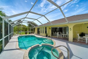 A heated pool - Relax & Recharge in This Spacious Port Charlotte Retreat with Pool & More! (Port Charlotte)