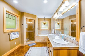 Free toiletries, hair dryer, towels