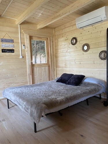 Cozy chalet of 20 m2 with swimming pool