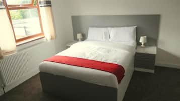 Individually furnished, desk, laptop workspace, free WiFi