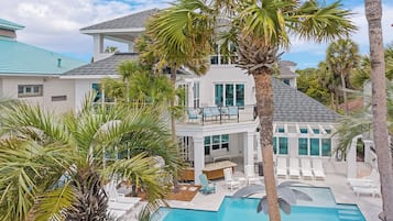 Una piscina riscaldata