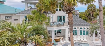 7 Br - 7.5 Ba HOME | GULF VIEWS | 50 STEPS TO THE BEACH! | PRIVATE RESORT POOL!
