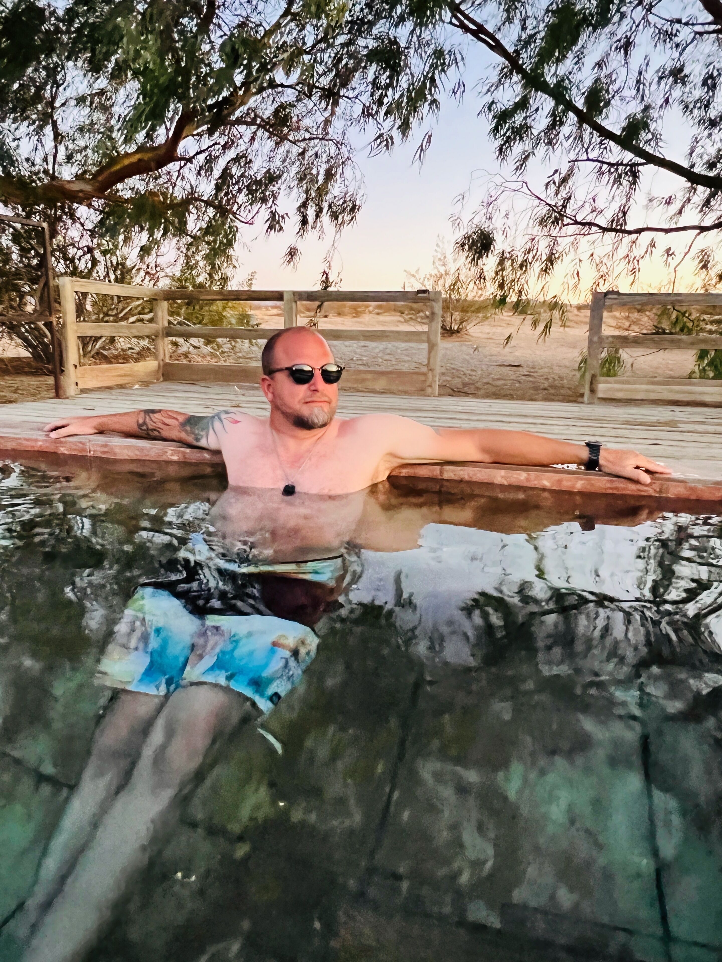 Alberca al aire libre y alberca climatizada