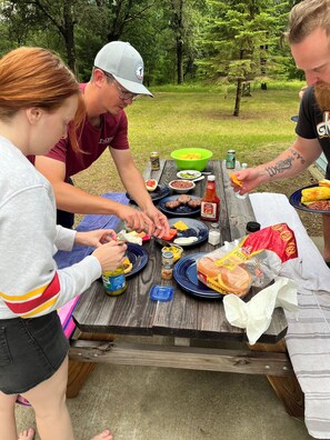 Outdoor dining