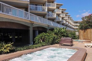 Terrace/patio - “Good Times and Tan Lines” Beachfront condo (Galveston)
