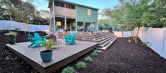 Private Beach Retreat - Outdoor Living, Dog Friendly Yard, Hot Tub, Game Room