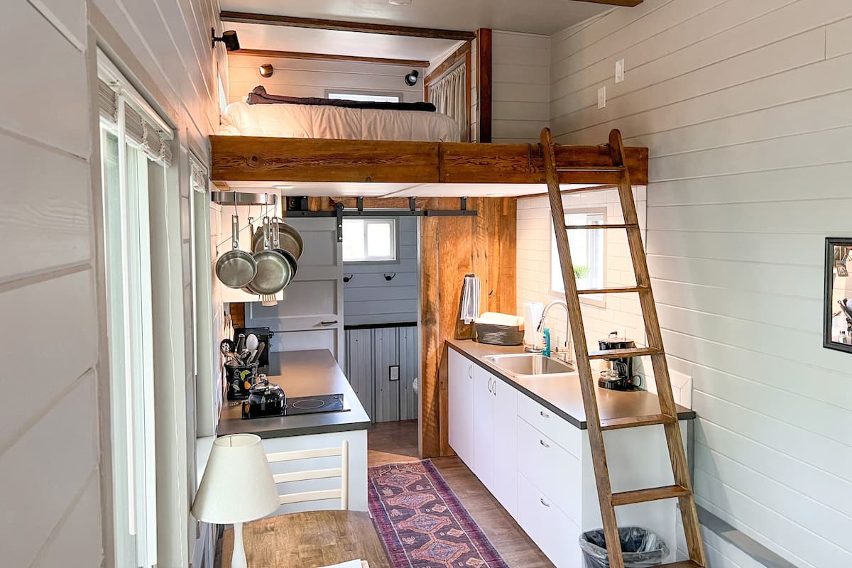 Tiny Home #1 on the Creek | Living area