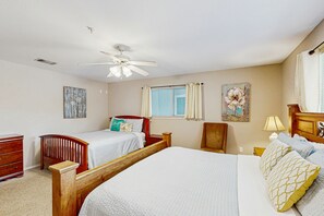 3 habitaciones, internet y ropa de cama