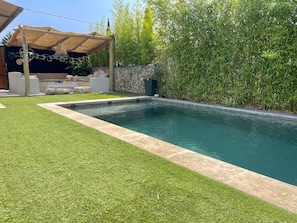 Indoor pool, outdoor pool