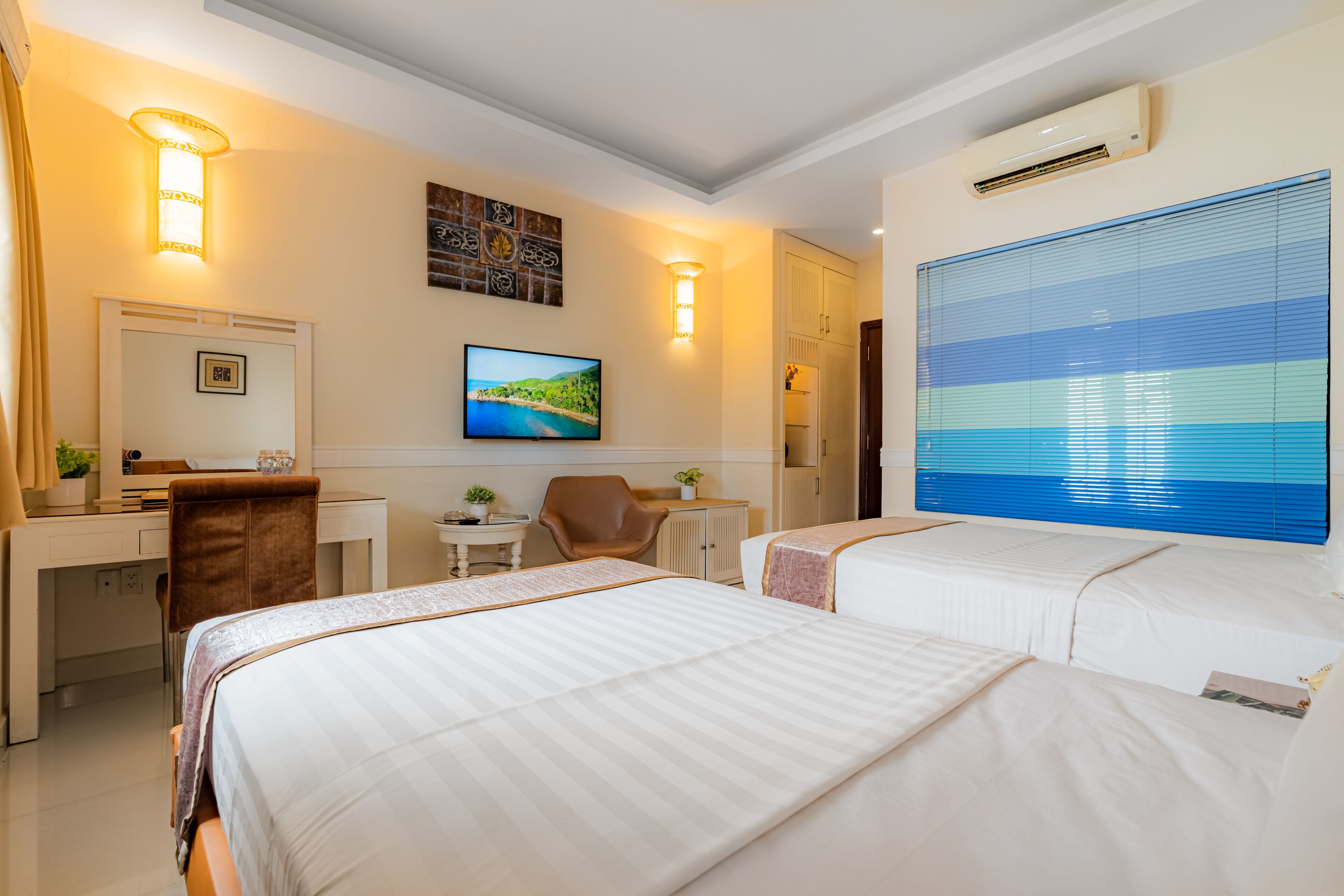 Chambre Supérieure avec lits jumeaux | Draps en coton égyptien, literie de qualité supérieure