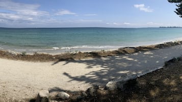 Accommodatie ligt op het strand
