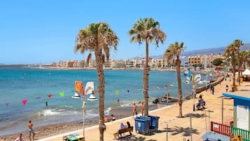Vlak bij het strand