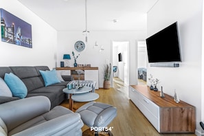 Fernseher, Kamin
