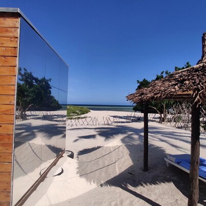 Beachfront Tiny Home located on a private(ish) beach in Watamu