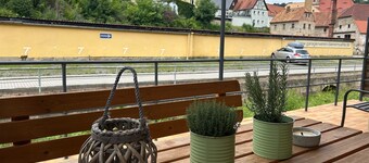 Modern furn.  Apartment "Wanderfalke", central & quiet, Säch. Switzerland, 55sqm, terrace