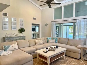 Smart TV, table football, books