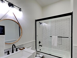 Hair dryer, towels
