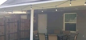 Outdoor dining