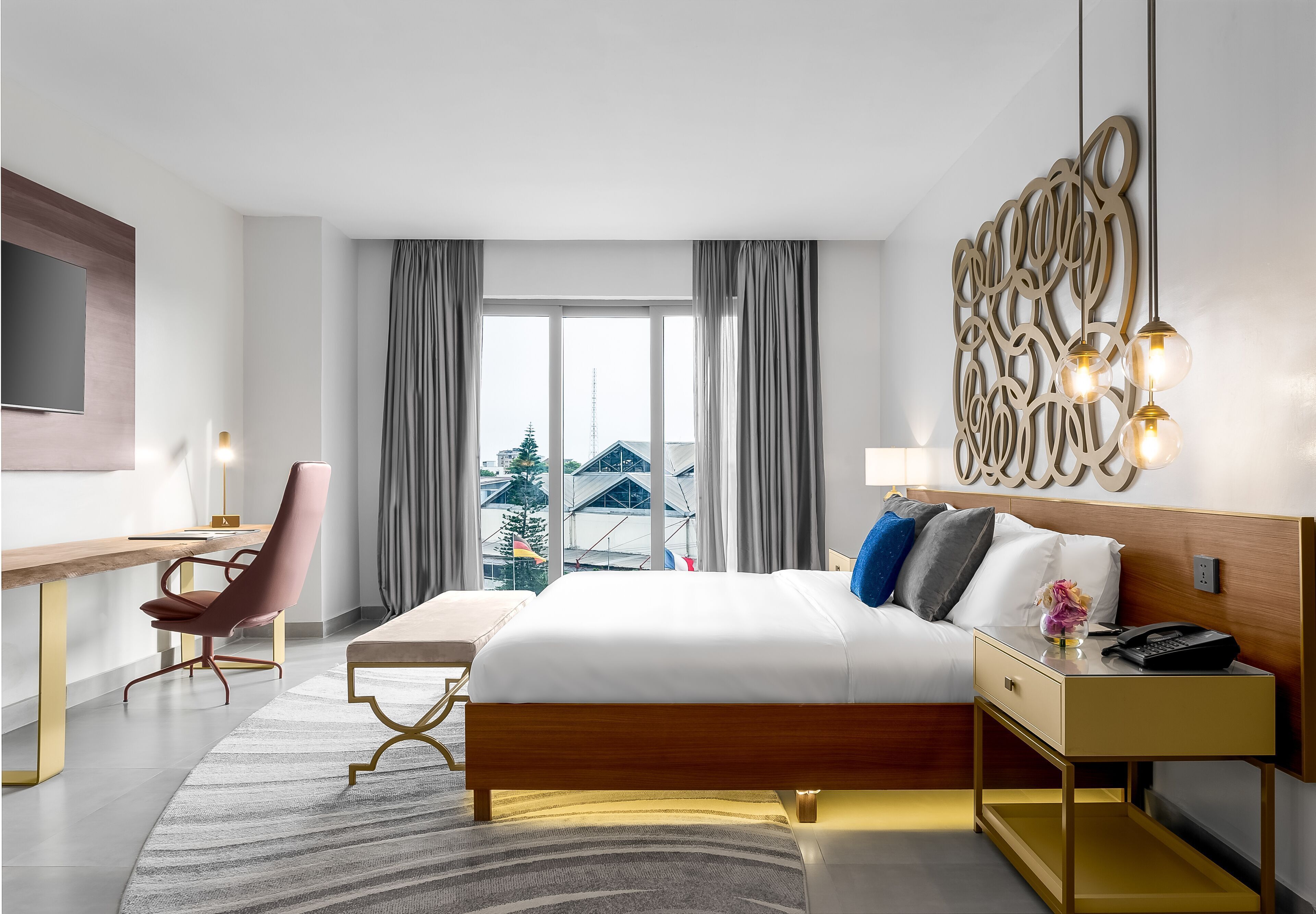 Minibar, in-room safe, desk, blackout curtains
