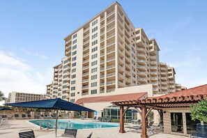 Et oppvarmet basseng