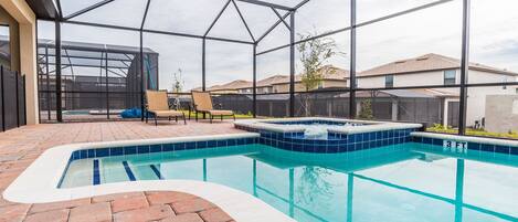 Una piscina climatizada