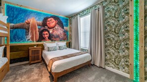 5 habitaciones, tabla de planchar con plancha, wifi y ropa de cama
