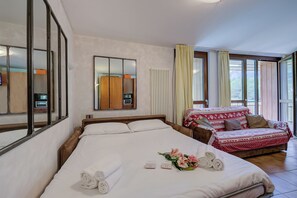 Estudio familiar, vista a la montaña (La Marmotta Campo Smith on the Ski) | Insonorización, wifi gratis y ropa de cama 