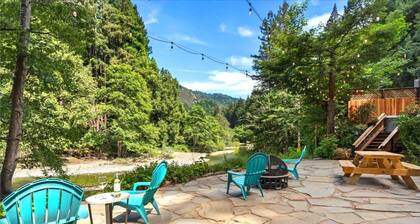 CozyCreekCabin-Swimming Hole!Cottage On Pristine Creek! Magical!WiFi/Pup/HtTb