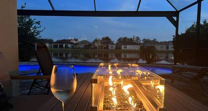 STUNNING POOL HOME WITH LAKE VIEWS