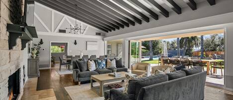 Smart TV, video games, foosball, table tennis