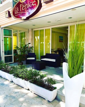 Fassade der Unterkunft