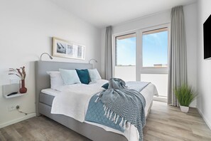 2 makuuhuonetta, silitysrauta/-lauta, ilmainen Wi-Fi