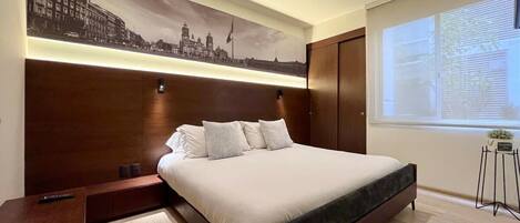 1 Schlafzimmer, Schreibtisch, Bügeleisen/Bügelbrett, WLAN