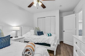 4 bedrooms, iron/ironing board, travel cot, free WiFi