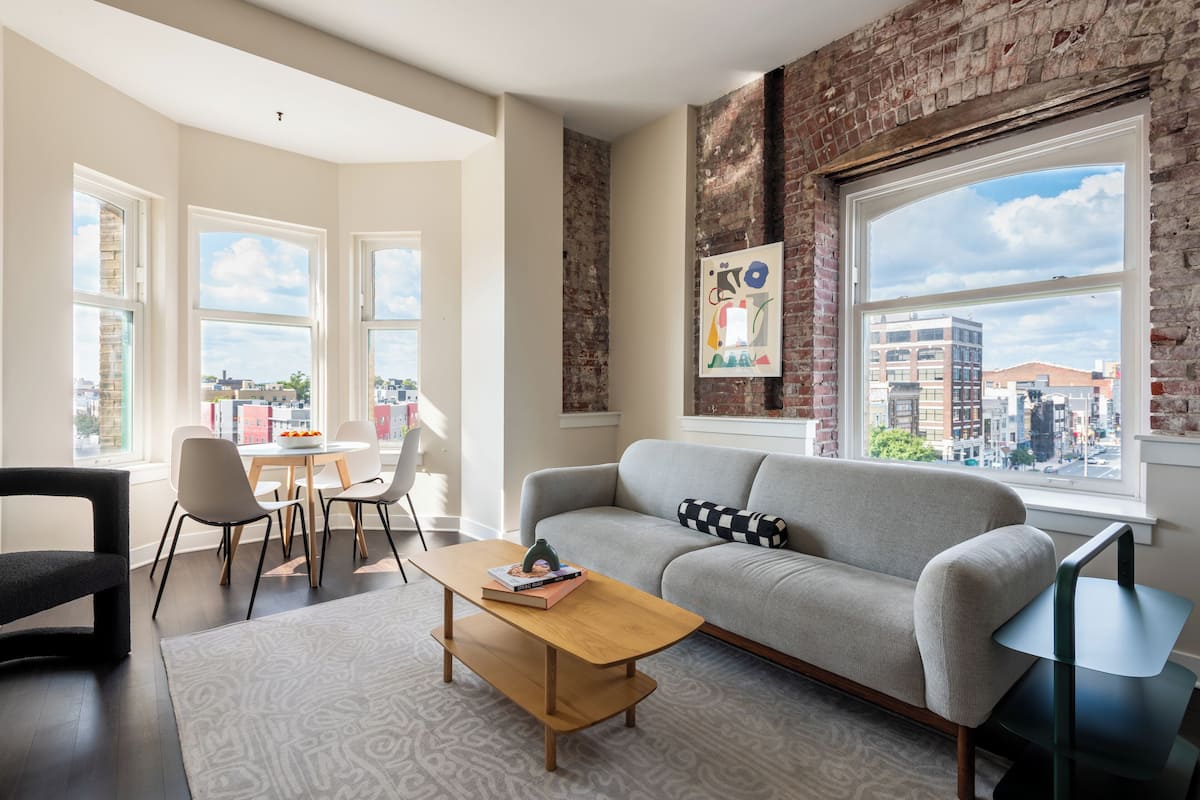 suite, 2 bedrooms | living area | 55-inch smart tv with digital channels, tv, streaming services