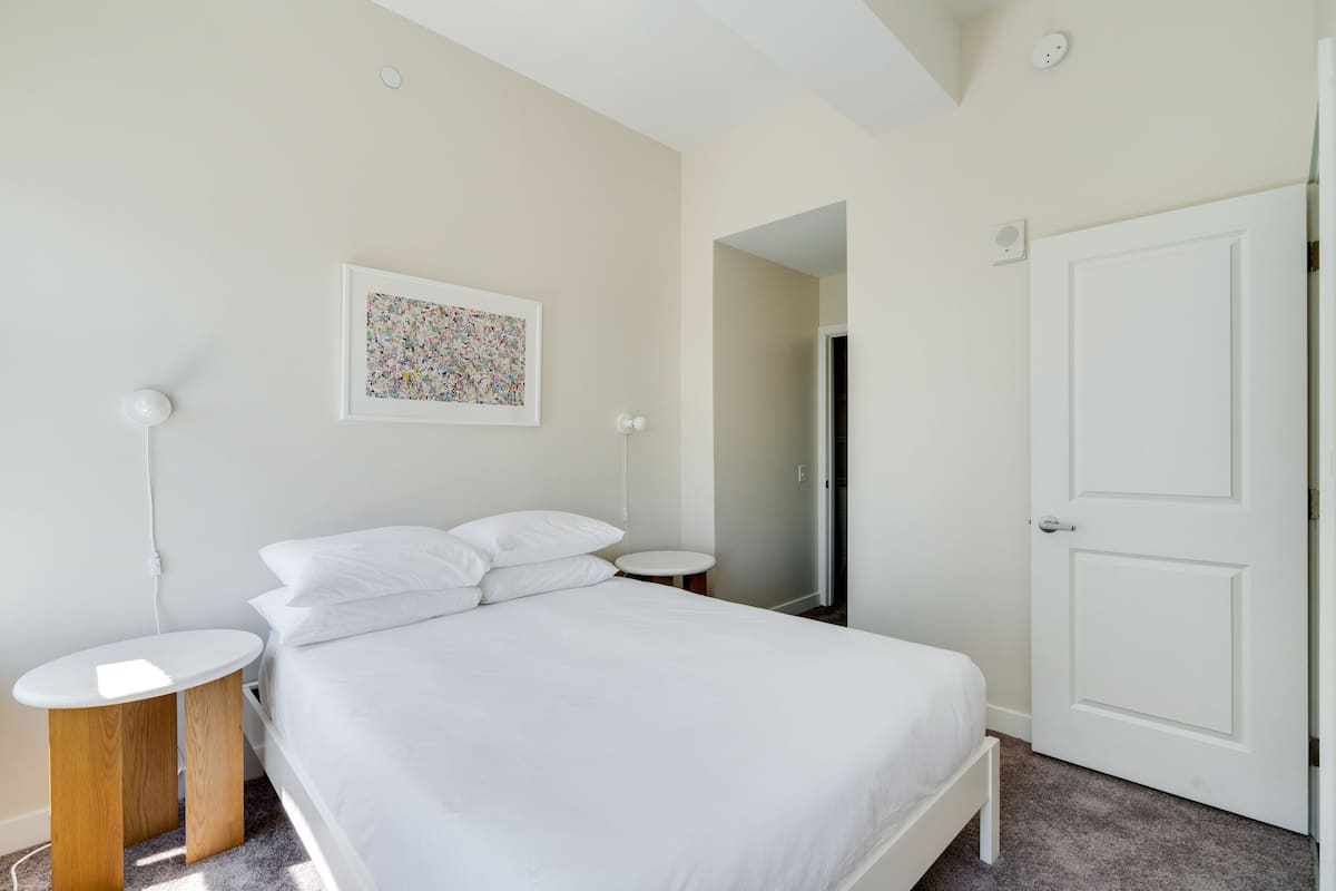 1 bedroom, individually furnished, blackout drapes, iron/ironing board