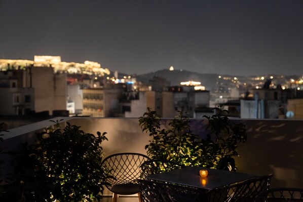 Terrasse sur le toit