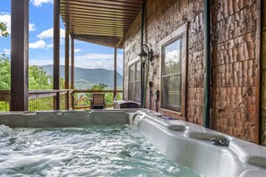 Idromassaggio all'aperto