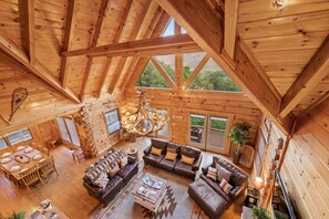 Smart TV, fireplace, video games