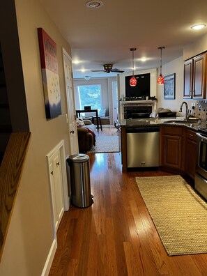 TV connectée, cheminée