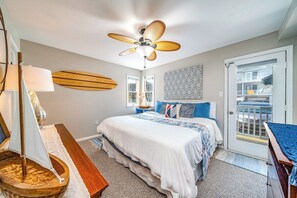 4 bedrooms, iron/ironing board, WiFi, bed sheets