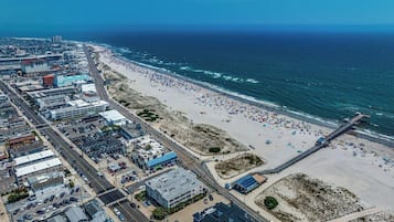 Vlak bij het strand