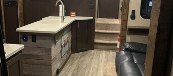 Wolf pack for rent in the prairie with 2 person hot tub