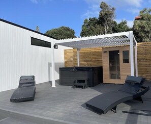 Idromassaggio all'aperto