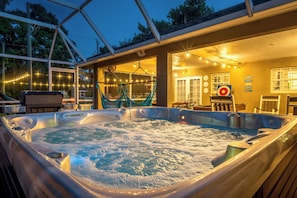 Terrace/patio - Pool, Hot Tub, Fun Games Near Downtown/River/Beach (Bradenton)