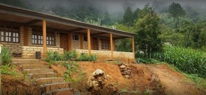 Majoituspaikan julkisivu